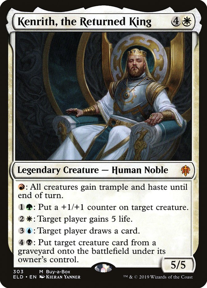 Kenrith, the Returned King (Buy-A-Box) [Throne of Eldraine Promos] | Gear Gaming Fayetteville