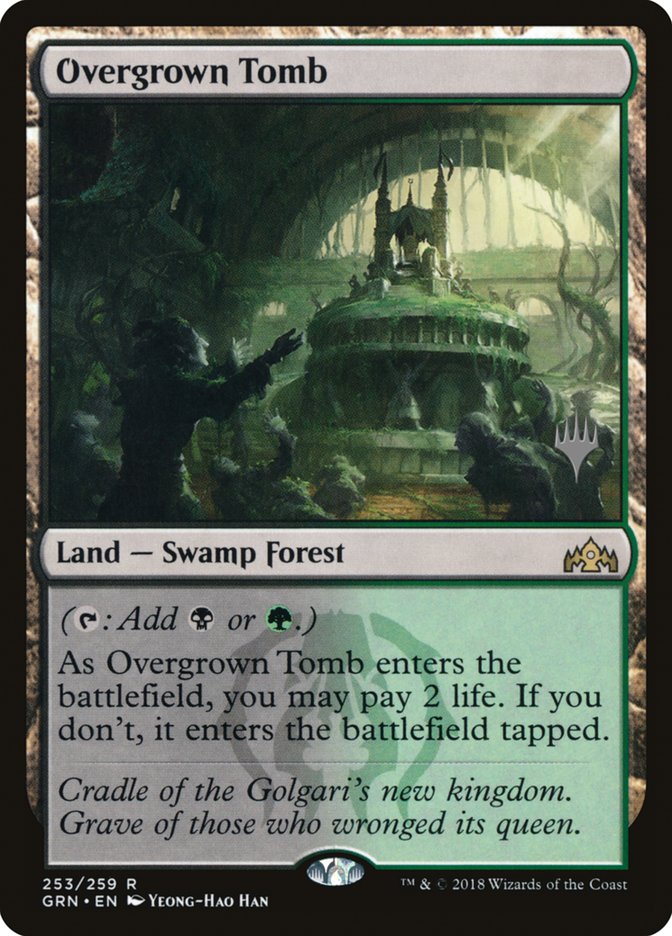 Overgrown Tomb (Promo Pack) [Guilds of Ravnica Promos] | Gear Gaming Fayetteville