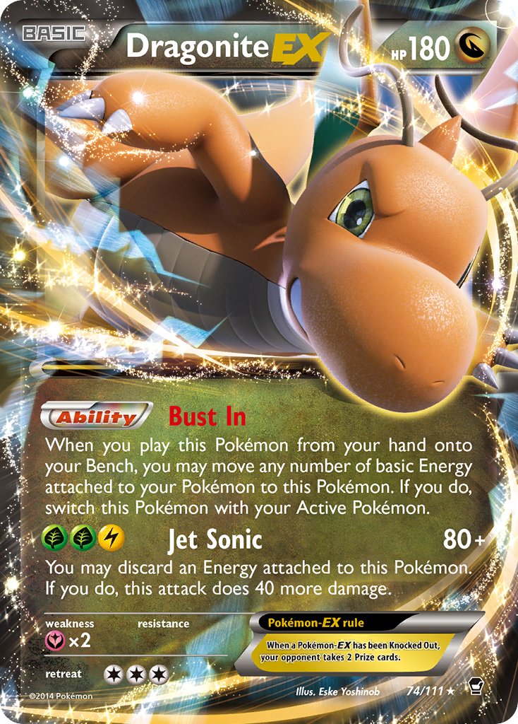 Dragonite EX (74/111) [XY: Furious Fists] | Gear Gaming Fayetteville