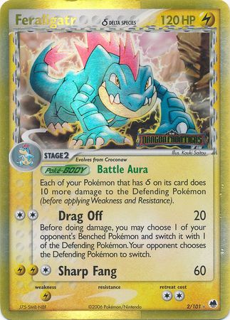 Feraligatr (2/101) (Delta Species) (Stamped) [EX: Dragon Frontiers] | Gear Gaming Fayetteville