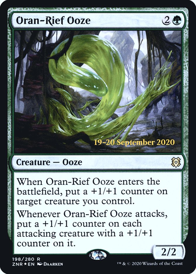 Oran-Rief Ooze [Zendikar Rising Prerelease Promos] | Gear Gaming Fayetteville