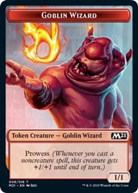 Goblin Wizard // Treasure Double-Sided Token [Core Set 2021 Tokens] | Gear Gaming Fayetteville