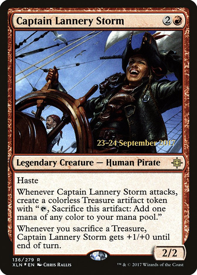 Captain Lannery Storm [Ixalan Prerelease Promos] | Gear Gaming Fayetteville