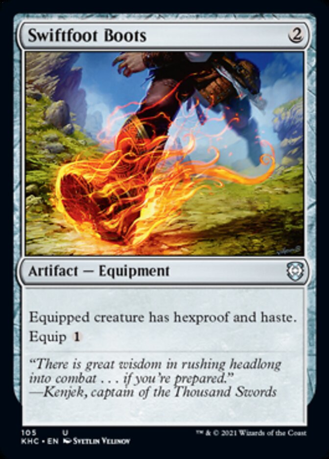 Swiftfoot Boots [Kaldheim Commander] | Gear Gaming Fayetteville