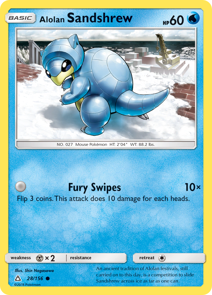 Alolan Sandshrew (28/156) [Sun & Moon: Ultra Prism] | Gear Gaming Fayetteville