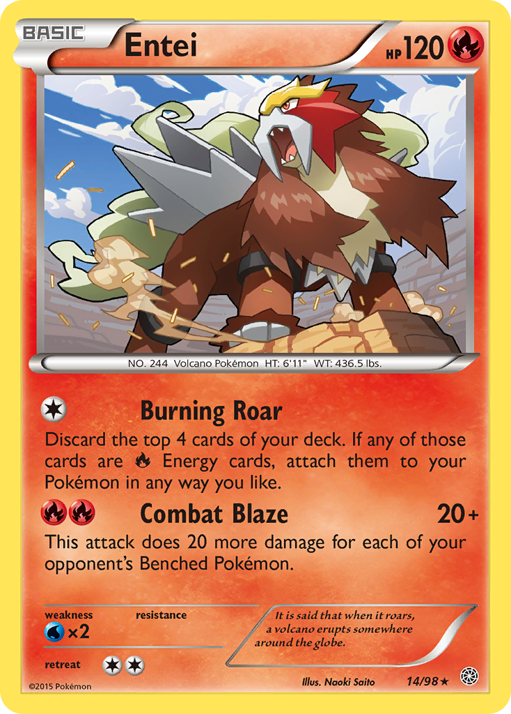 Entei (14/98) [XY: Ancient Origins] | Gear Gaming Fayetteville