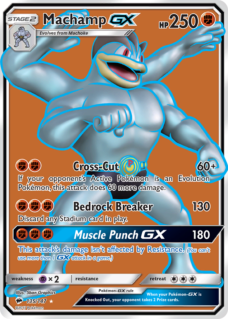 Machamp GX (135/147) [Sun & Moon: Burning Shadows] | Gear Gaming Fayetteville