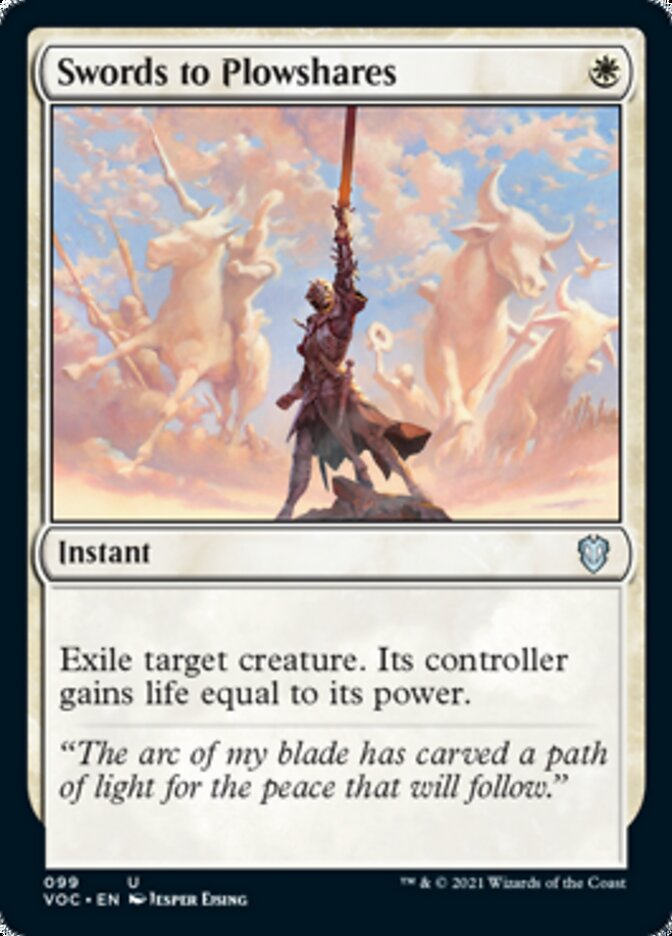 Swords to Plowshares [Innistrad: Crimson Vow Commander] | Gear Gaming Fayetteville