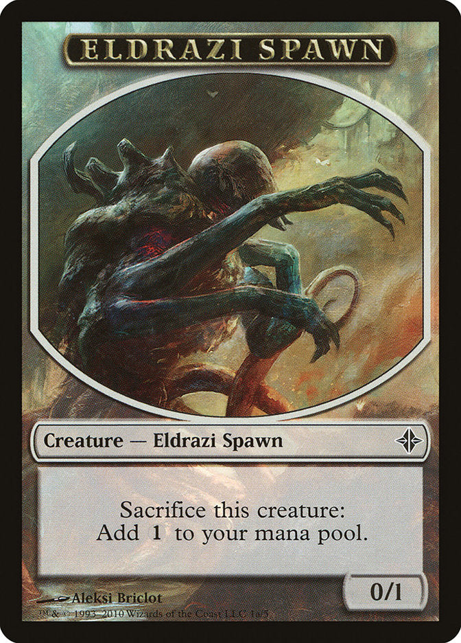 Eldrazi Spawn Token (1a/5) [Rise of the Eldrazi Tokens] | Gear Gaming Fayetteville