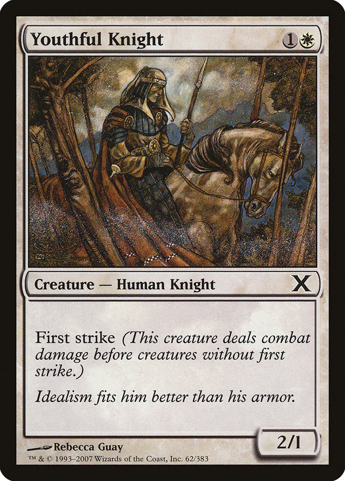 Youthful Knight [Tenth Edition] | Gear Gaming Fayetteville