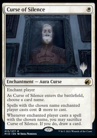 Curse of Silence (Promo Pack) [Innistrad: Midnight Hunt Promos] | Gear Gaming Fayetteville