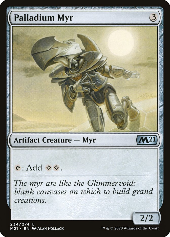 Palladium Myr [Core Set 2021] | Gear Gaming Fayetteville