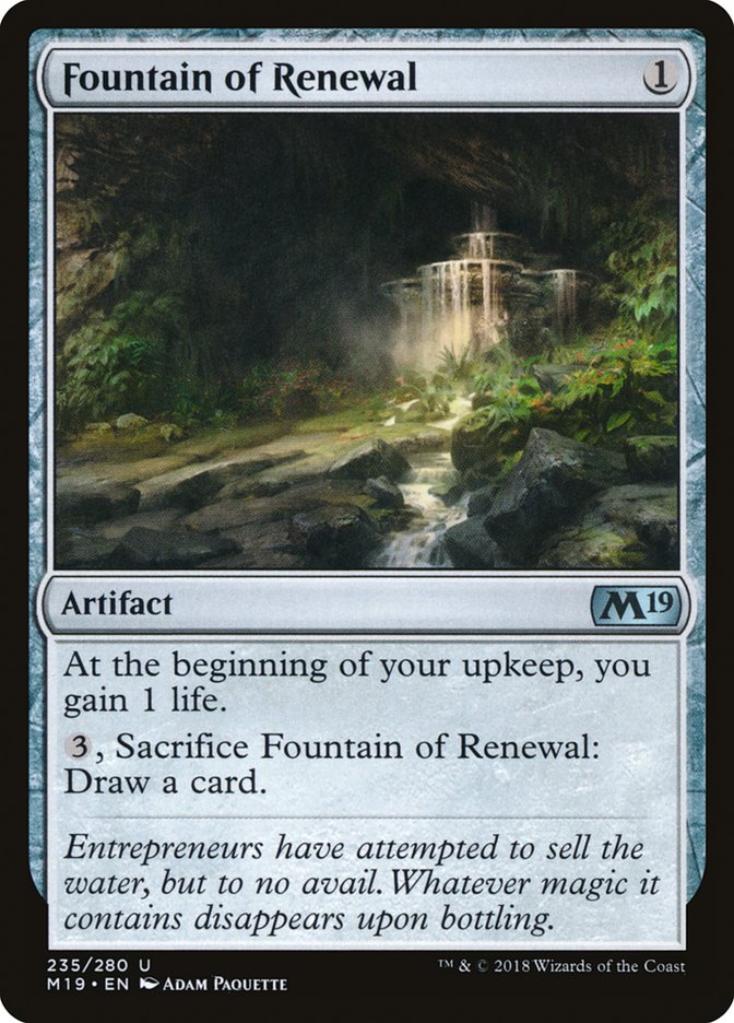 Fountain of Renewal [Core Set 2019] | Gear Gaming Fayetteville