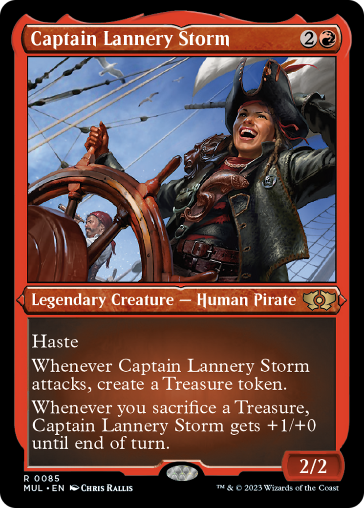 Captain Lannery Storm (Foil Etched) [Multiverse Legends] | Gear Gaming Fayetteville