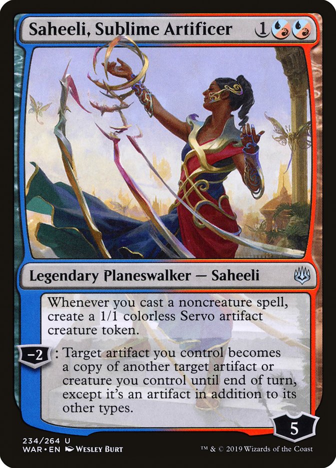 Saheeli, Sublime Artificer [War of the Spark] | Gear Gaming Fayetteville