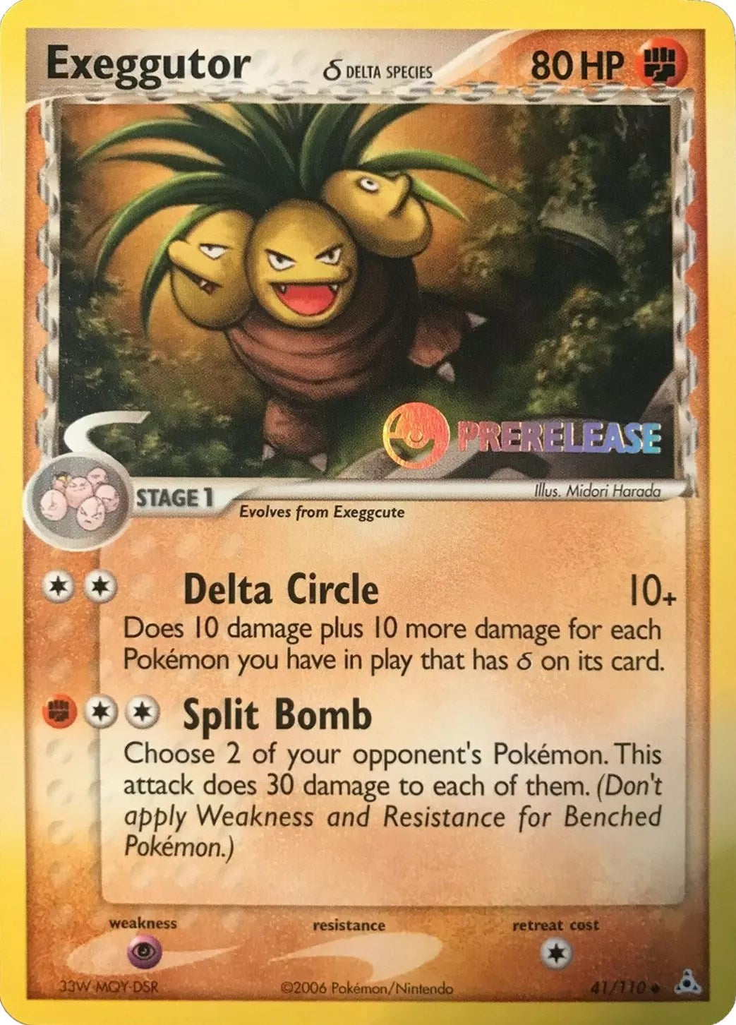 Exeggutor (41/110) (Prerelease) [EX: Holon Phantoms] | Gear Gaming Fayetteville