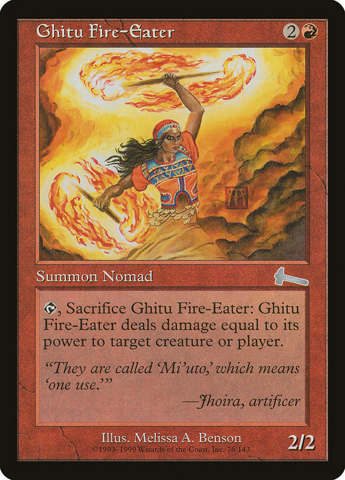 Ghitu Fire-Eater [Urza's Legacy] | Gear Gaming Fayetteville