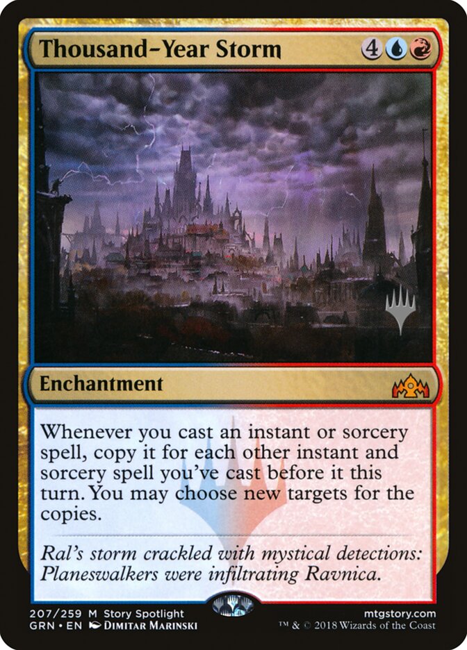 Thousand-Year Storm (Promo Pack) [Guilds of Ravnica Promos] | Gear Gaming Fayetteville