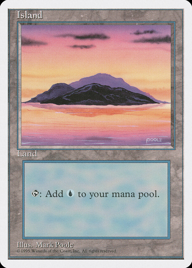 Island (Sunset / Signature on Right) [Fourth Edition] | Gear Gaming Fayetteville