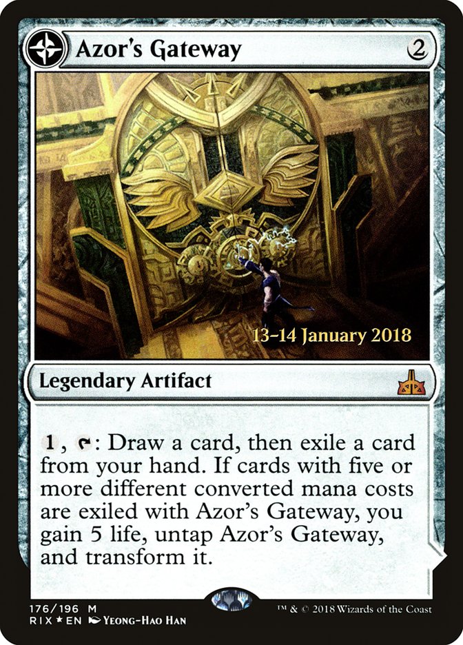 Azor's Gateway // Sanctum of the Sun [Rivals of Ixalan Prerelease Promos] | Gear Gaming Fayetteville