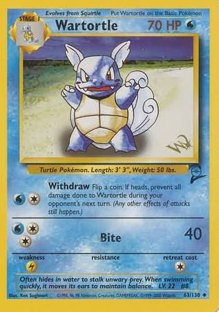 Wartortle (63/130) (W Stamped Promo) [Base Set 2] | Gear Gaming Fayetteville