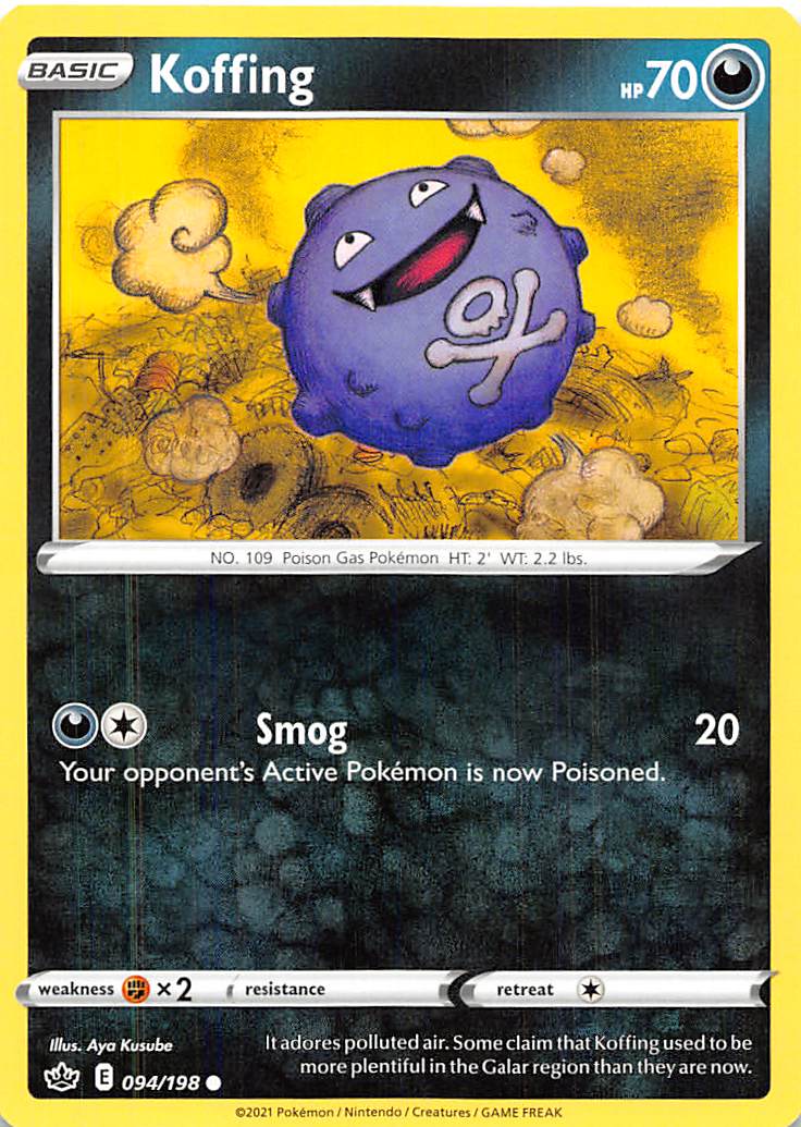 Koffing (094/198) [Sword & Shield: Chilling Reign] | Gear Gaming Fayetteville