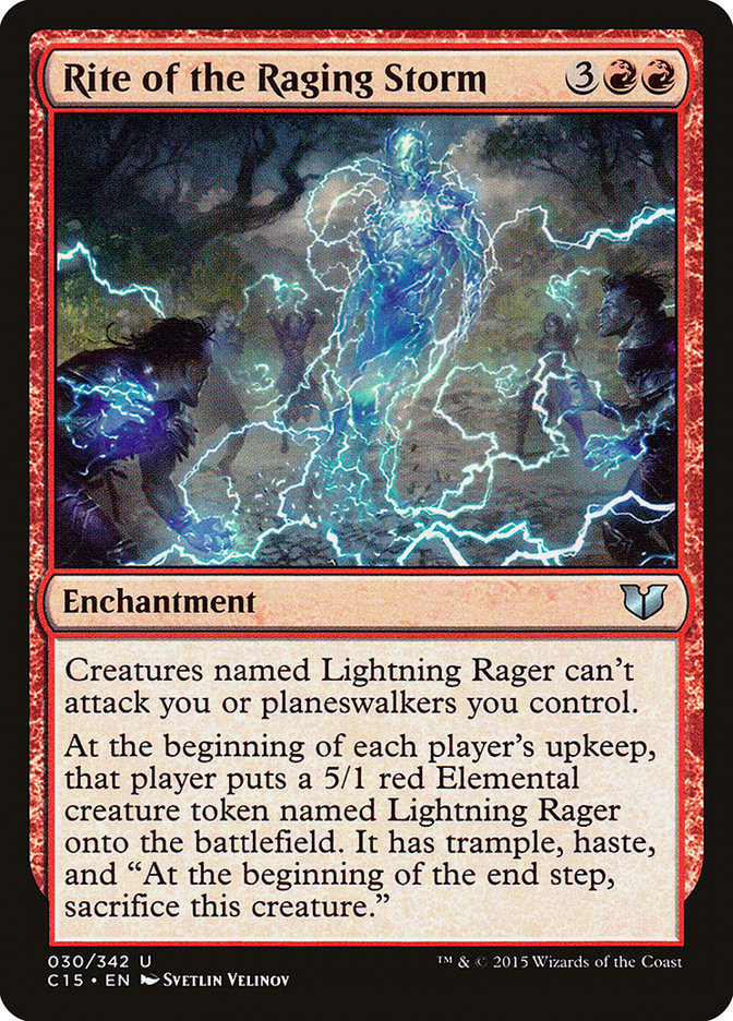 Rite of the Raging Storm [Commander 2015] | Gear Gaming Fayetteville