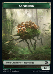 Saproling // Treasure Double-Sided Token [Double Masters 2022 Tokens] | Gear Gaming Fayetteville