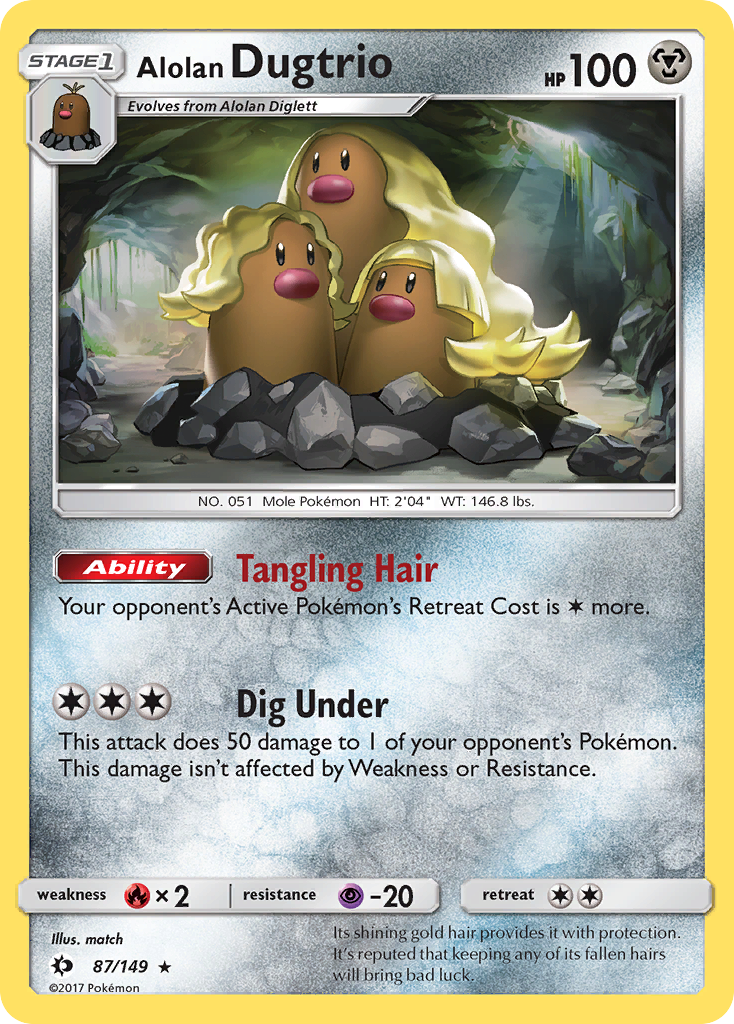 Alolan Dugtrio (87/149) [Sun & Moon: Base Set] | Gear Gaming Fayetteville