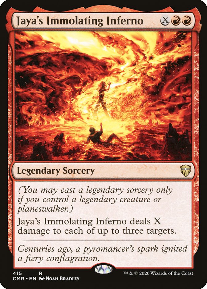 Jaya's Immolating Inferno [Commander Legends] | Gear Gaming Fayetteville