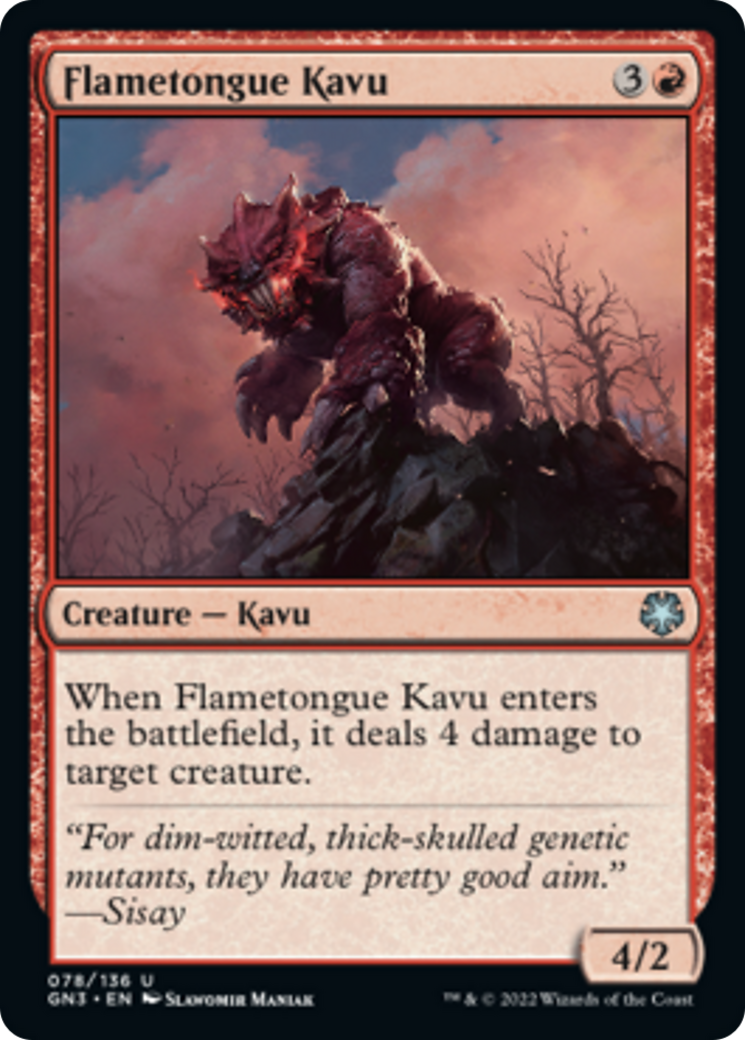 Flametongue Kavu [Game Night: Free-for-All] | Gear Gaming Fayetteville