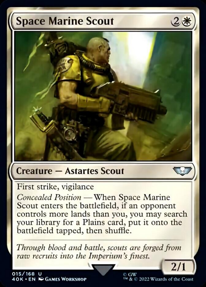 Space Marine Scout (Surge Foil) [Warhammer 40,000] | Gear Gaming Fayetteville