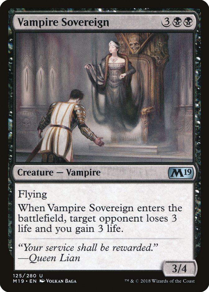 Vampire Sovereign [Core Set 2019] | Gear Gaming Fayetteville