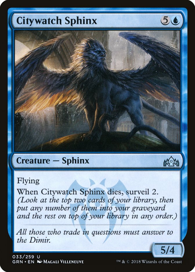 Citywatch Sphinx [Guilds of Ravnica] | Gear Gaming Fayetteville