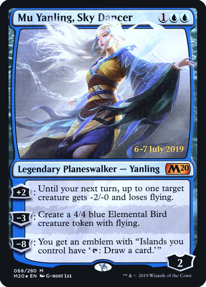 Mu Yanling, Sky Dancer [Core Set 2020 Prerelease Promos] | Gear Gaming Fayetteville