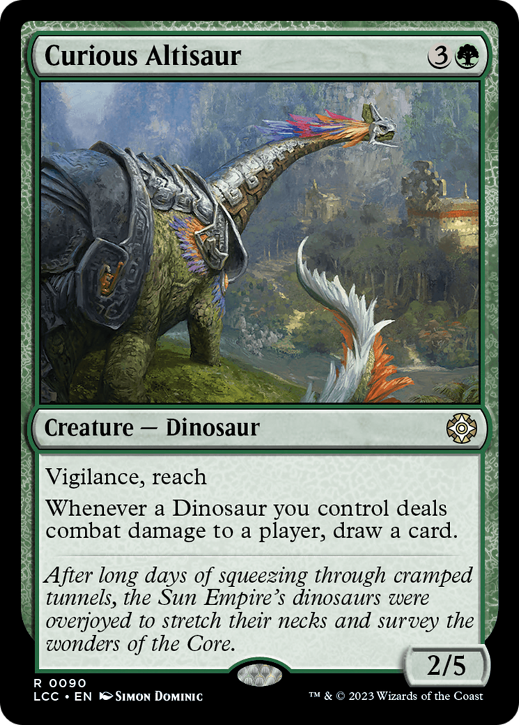 Curious Altisaur [The Lost Caverns of Ixalan Commander] | Gear Gaming Fayetteville