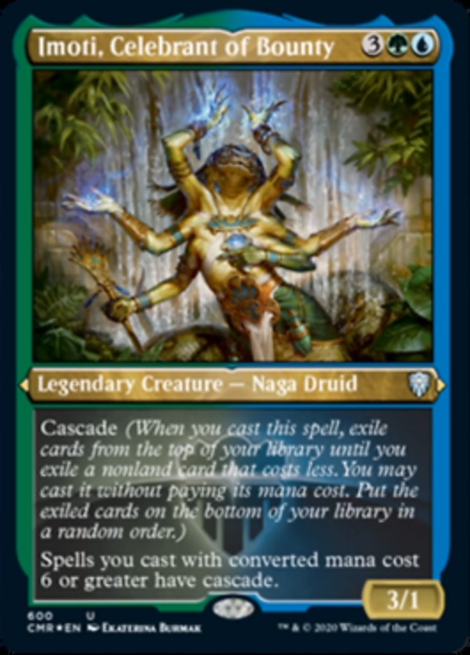 Imoti, Celebrant of Bounty (Etched) [Commander Legends] | Gear Gaming Fayetteville