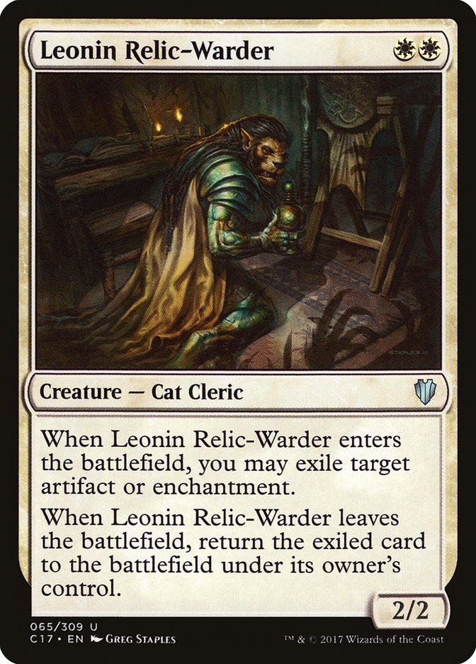 Leonin Relic-Warder [Commander 2017] | Gear Gaming Fayetteville