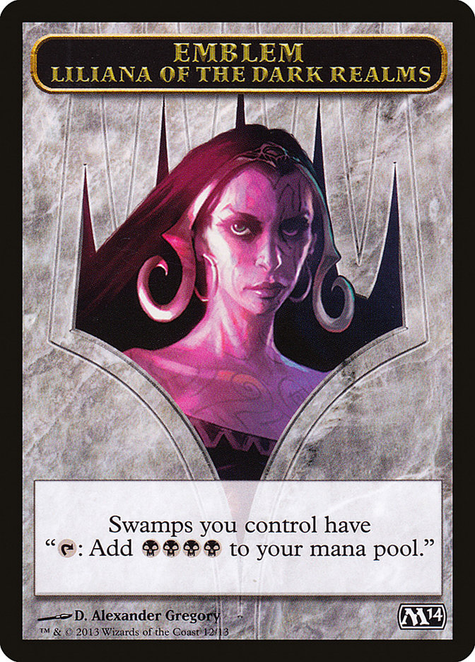 Liliana of the Dark Realms Emblem [Magic 2014 Tokens] | Gear Gaming Fayetteville