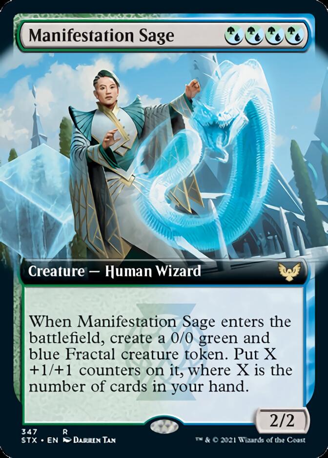 Manifestation Sage (Extended Art) [Strixhaven: School of Mages] | Gear Gaming Fayetteville