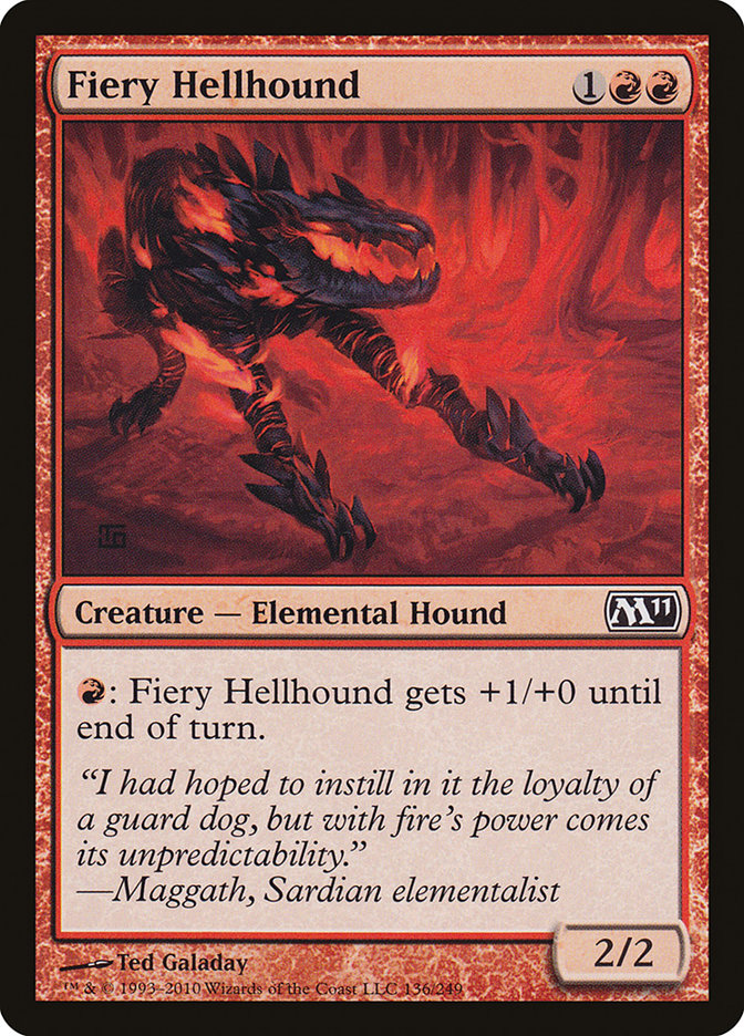 Fiery Hellhound [Magic 2011] | Gear Gaming Fayetteville