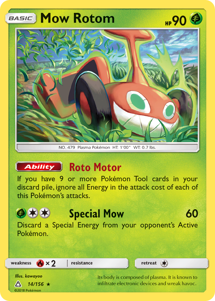 Mow Rotom (14/156) [Sun & Moon: Ultra Prism] | Gear Gaming Fayetteville