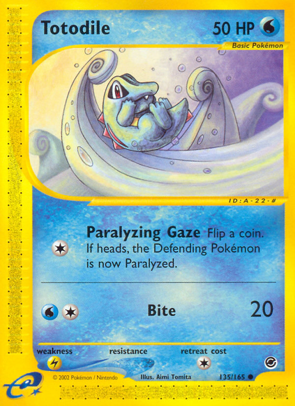 Totodile (135/165) [Expedition: Base Set] | Gear Gaming Fayetteville