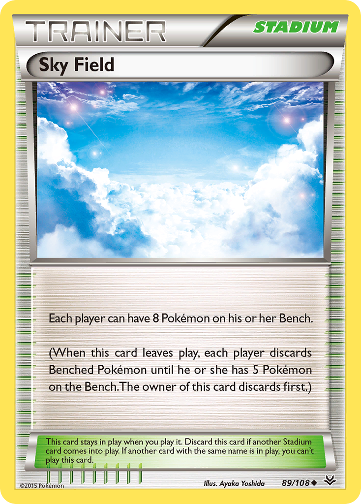 Sky Field (89/108) [XY: Roaring Skies] | Gear Gaming Fayetteville