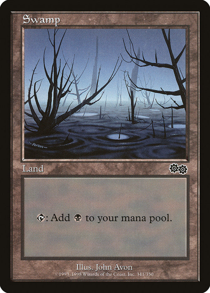 Swamp (341) [Urza's Saga] | Gear Gaming Fayetteville