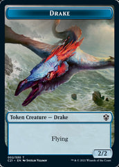 Drake // Elemental (002) Double-Sided Token [Commander 2021 Tokens] | Gear Gaming Fayetteville