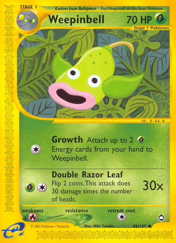 Weepinbell (65/147) [Aquapolis] | Gear Gaming Fayetteville