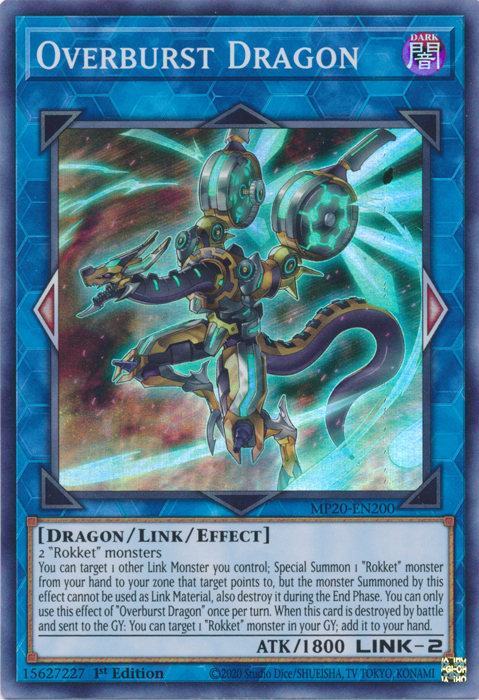 Overburst Dragon [MP20-EN200] Super Rare | Gear Gaming Fayetteville
