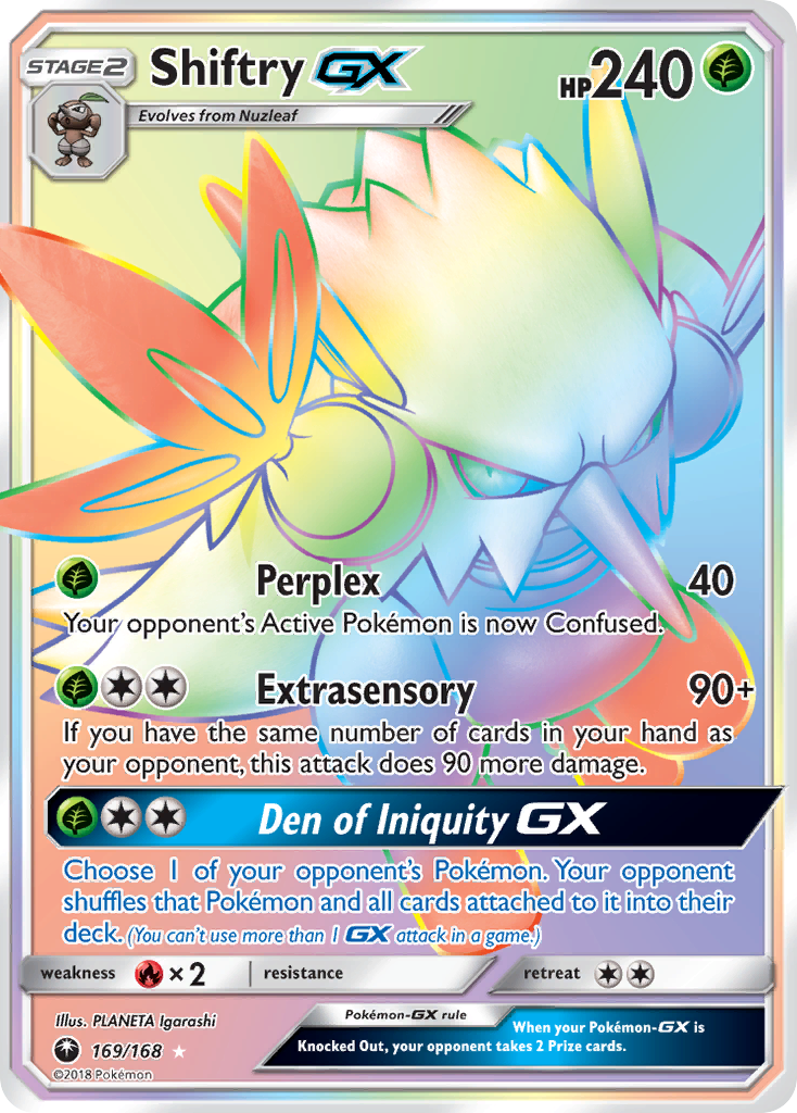 Shiftry GX (169/168) [Sun & Moon: Celestial Storm] | Gear Gaming Fayetteville