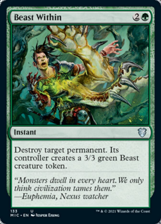 Beast Within [Innistrad: Midnight Hunt Commander] | Gear Gaming Fayetteville